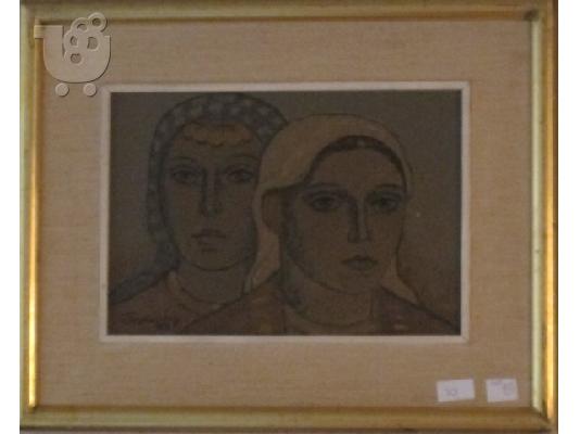PoulaTo: Πίνακας, λάδι σε ξύλο, υπογραφή 